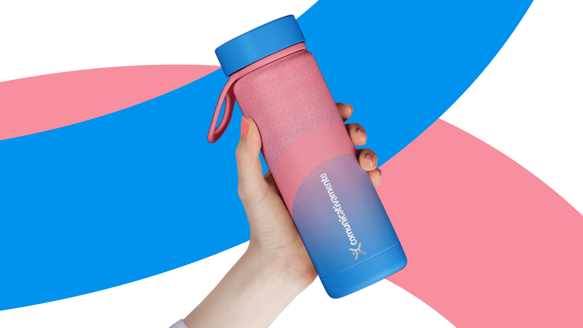 Squeeze personalizado com gradient da marca Comunicativamente